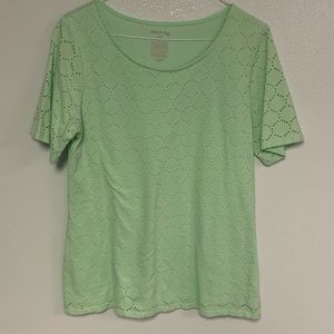 Mint green shirt